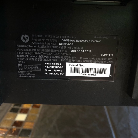 HP 23” Monitor 🖥️ - Picture 3 of 5